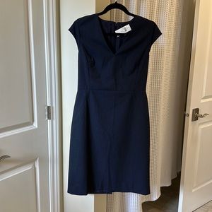 Ann Taylor navy blue dress size 4